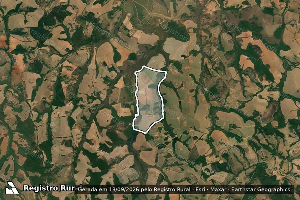Imagem de satélite de Fazenda Sao Jose em SÃO VICENTE DE MINAS - MG