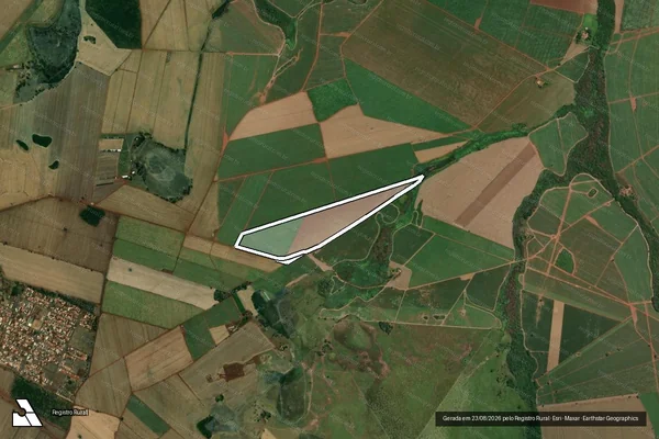 Imagem de satélite de Sitio Lagoa Do Capim em IPUÃ - SP