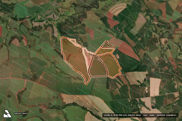 Imagem de satélite de FAZENDA TRES MARIAS em ITUVERAVA - SP