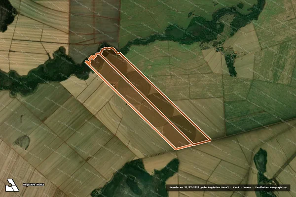 Imagem de satélite de Fazenda Nossa Senhora Aparecida em MORRO AGUDO - SP