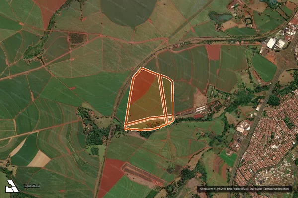 Imagem de satélite de Sitio Santo Antonio em SÃO JOAQUIM DA BARRA - SP