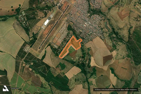 Imagem de satélite de Sem Denominação em FRANCA - SP