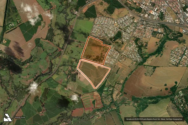 Imagem de satélite de FAZENDA ALAMO em FRANCA - SP