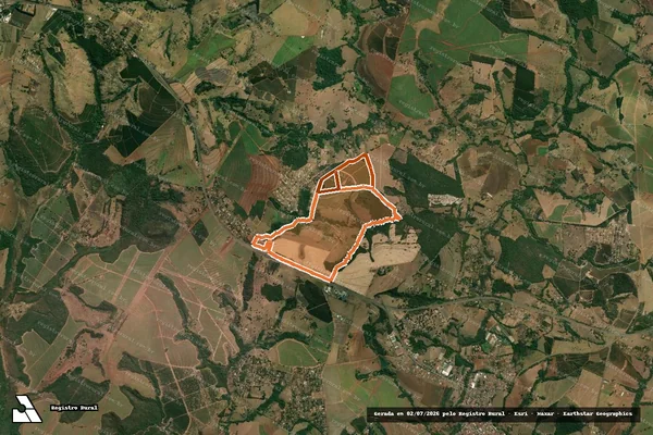 Imagem de satélite de F St Tereza, St Rita e Cachoeira S em PATROCÍNIO PAULISTA - SP