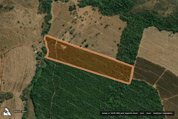 Imagem de satélite de FAZENDA BURITIS DO RIO GRANDE em PEDREGULHO - SP