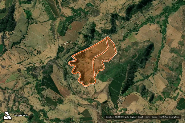 Imagem de satélite de Fazenda Chaparral em RIFAINA - SP
