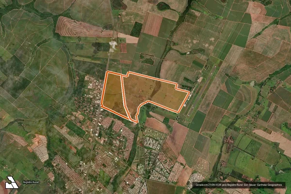 Imagem de satélite de Fazenda Santa Isabel em ARAÇATUBA - SP