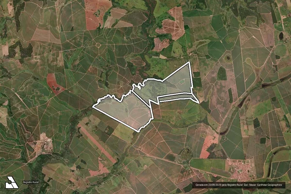 Imagem de satélite de Fazenda Maria José III em SANTO ANTÔNIO DO ARACANGUÁ - SP
