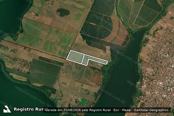 Imagem de satélite de SITIO CONQUISTA I em PEREIRA BARRETO - SP