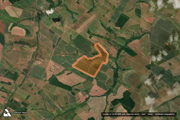 Imagem de satélite de Fazenda Bela Vista em MACEDÔNIA - SP