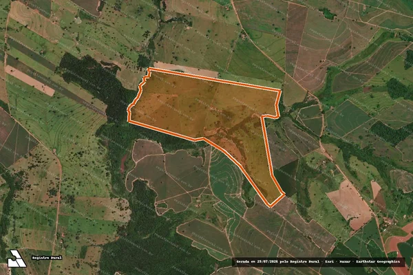 Imagem de satélite de FAZENDA BELA VISTA em NOVA CASTILHO - SP