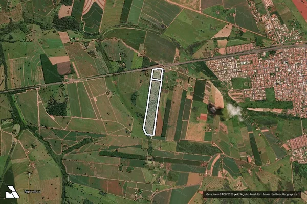 Imagem de satélite de CHACARA SANTO ANTONIO em GENERAL SALGADO - SP
