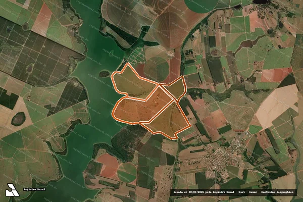Imagem de satélite de FAZENDA REDENTOR em ADOLFO - SP