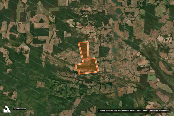 Imagem de satélite de Cruzeiro Do Sul em NOVA CANAÃ DO NORTE - MT