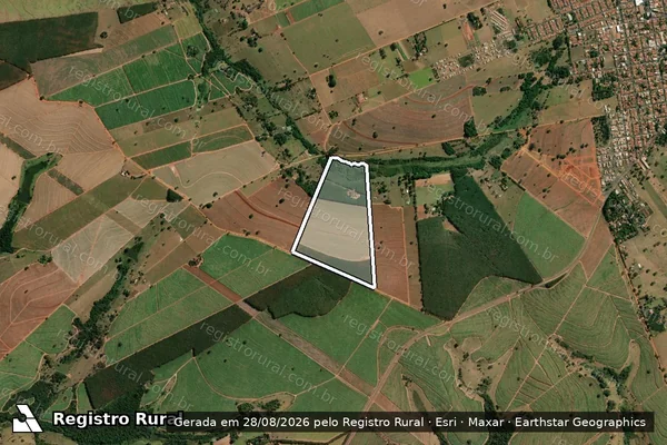 Imagem de satélite de Sitio Pai Chao em NEVES PAULISTA - SP