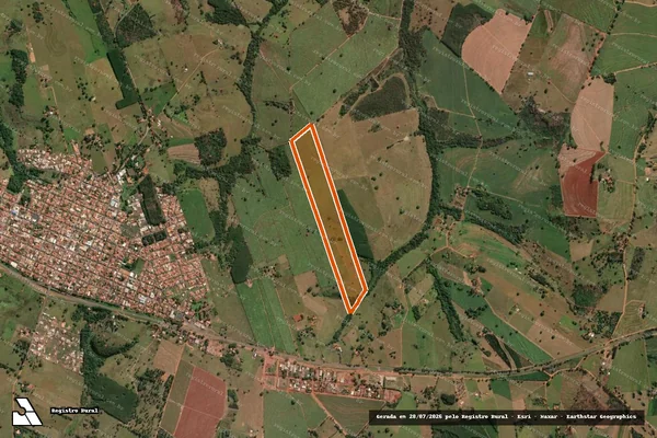 Imagem de satélite de Estância Cantinho I E Ii em NHANDEARA - SP