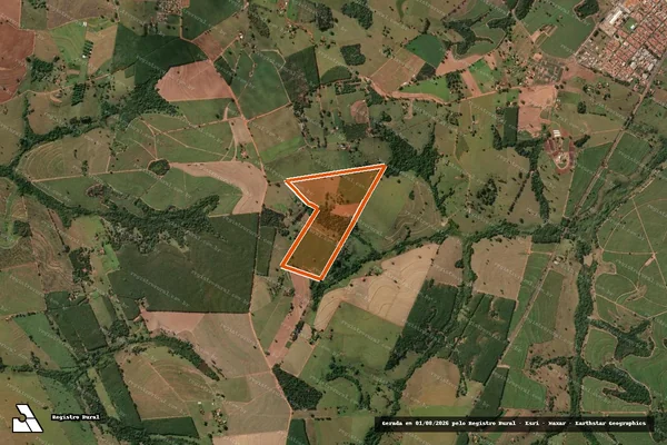 Imagem de satélite de FAZENDA SÃO JOSÉ OU VARJÃO em SEBASTIANÓPOLIS DO SUL - SP