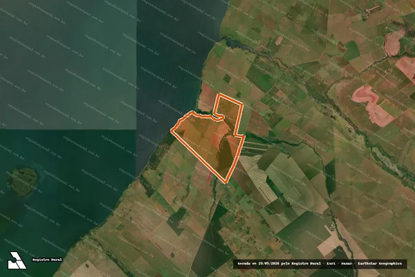 Imagem de satélite de FAZENDA RAQUETI em PRESIDENTE EPITÁCIO - SP