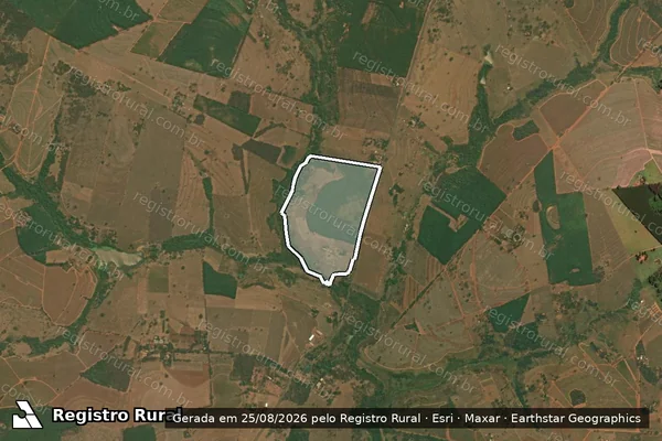 Imagem de satélite de Sitio Sao Francisco em MIRASSOL - SP