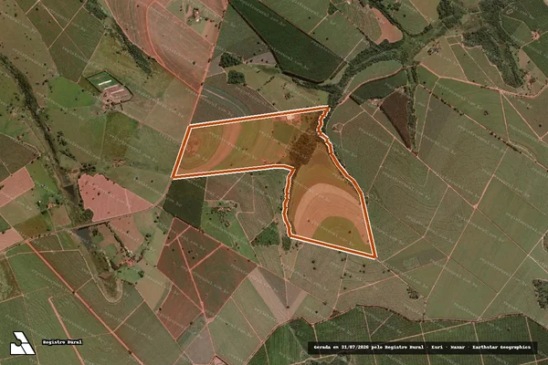 Imagem de satélite de Fazenda Santa Ana em NOVA GRANADA - SP