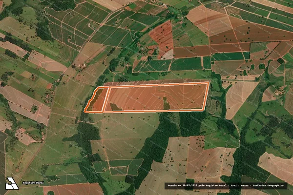 Imagem de satélite de Fazenda Sao Joao em POTIRENDABA - SP