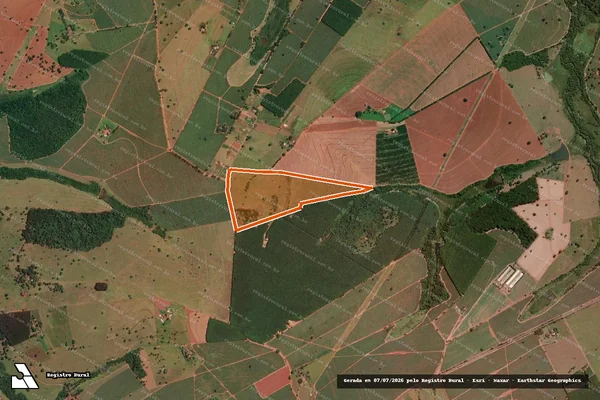 Imagem de satélite de Sitio Santa Gertrudes em IPIGUÁ - SP