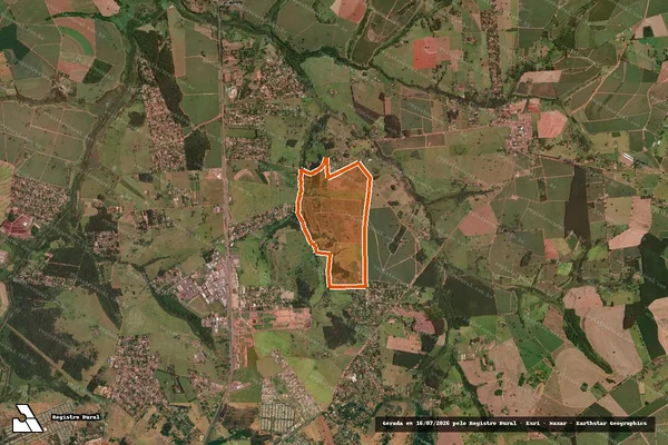 Imagem de satélite de Fazenda Campinho em SÃO JOSÉ DO RIO PRETO - SP