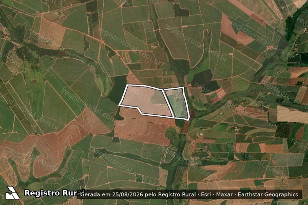 Imagem de satélite de SITIO SAO JOAO em ITAJOBI - SP