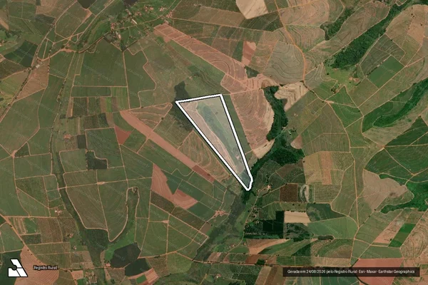 Imagem de satélite de Sitio Santo Antonio em ITAJOBI - SP