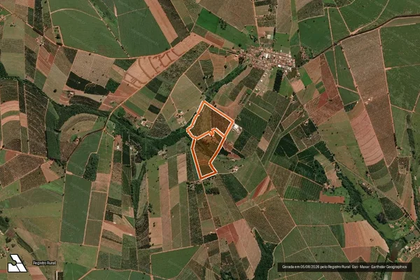 Imagem de satélite de Sitio Sao Joao em ITAJOBI - SP