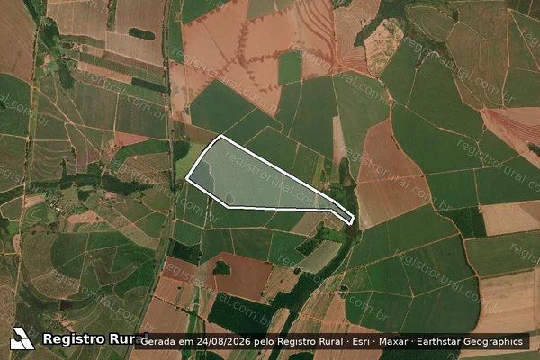 Imagem de satélite de Sitio Palmeiras em ITAJOBI - SP