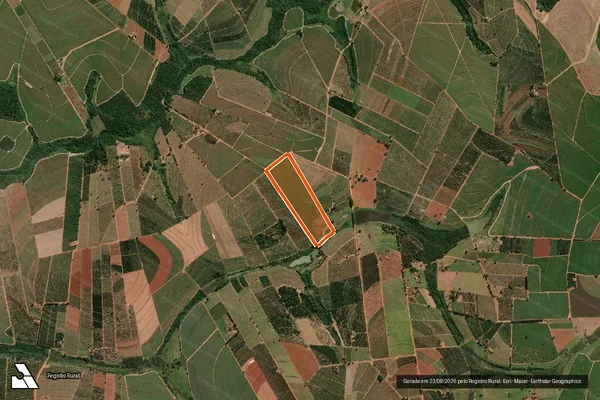 Imagem de satélite de SITIO SAO PAULO em ITAJOBI - SP