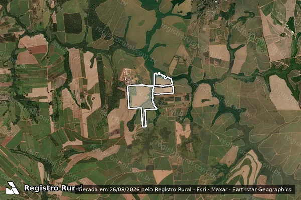 Imagem de satélite de FAZENDA TAPERAO em MARAPOAMA - SP