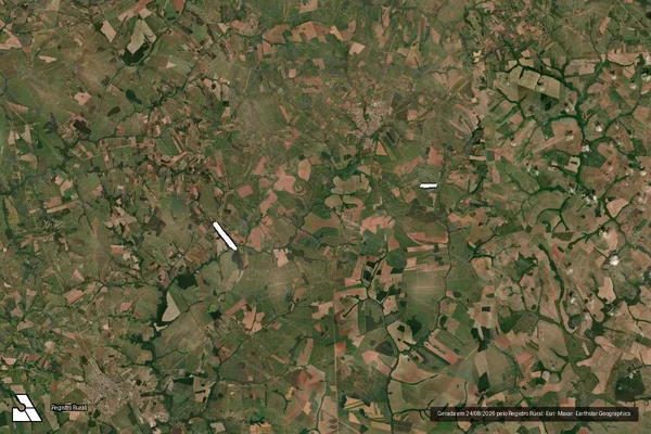 Imagem de satélite de FAZENDA SAO FRANCISCO IX em ITAJOBI - SP