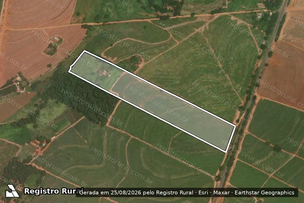 Imagem de satélite de SITIO SAO JOSE em ITAJOBI - SP