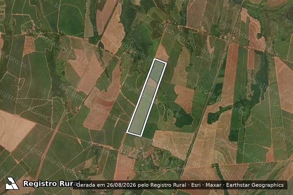 Imagem de satélite de Sitio Cachoeirinha em ITAJOBI - SP
