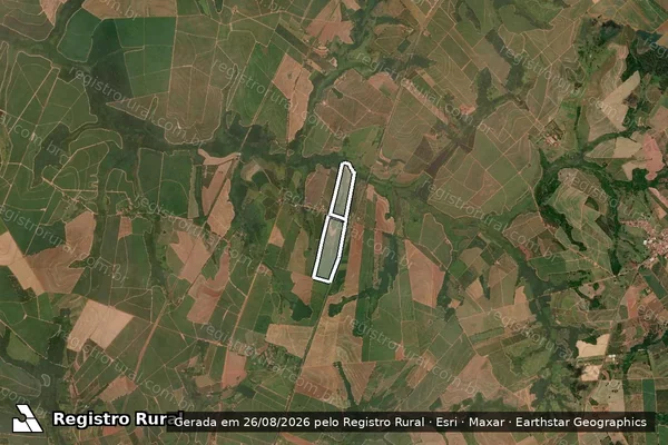 Imagem de satélite de Sitio Sao Bom Jesus em ITAJOBI - SP