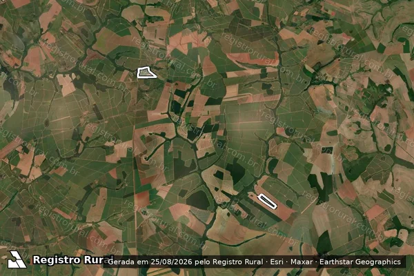 Imagem de satélite de Sitio Sao Jose em ITAJOBI - SP
