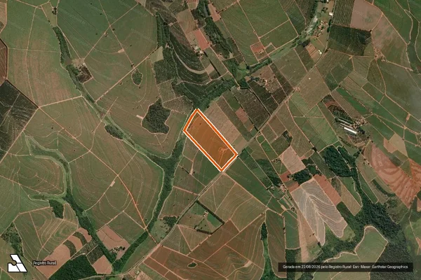 Imagem de satélite de SITIO SANTO ANTONIO em ITAJOBI - SP