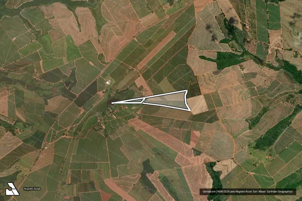 Imagem de satélite de SITIO SAO JOAO em ITAJOBI - SP