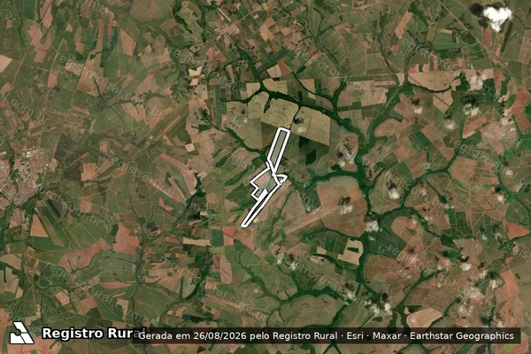 Imagem de satélite de Sitio Santa Eliza em ITAJOBI - SP