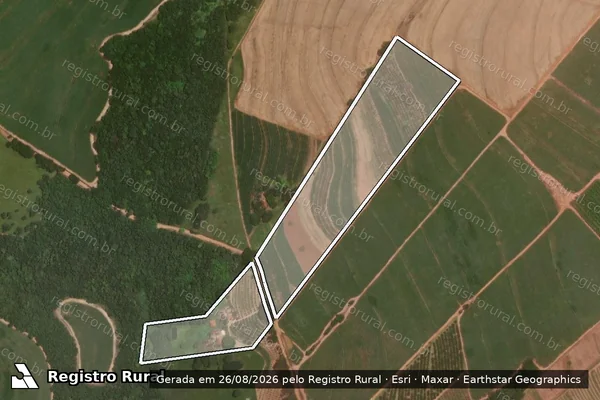 Imagem de satélite de Sitio Sao Jose em ITAJOBI - SP