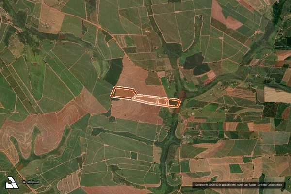 Imagem de satélite de ESTANCIA CONGONHAS em ITAJOBI - SP