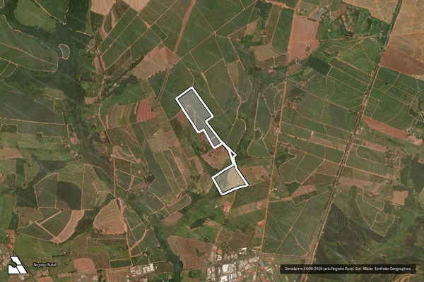Imagem de satélite de SITIO PALMEIRAS em ITAJOBI - SP
