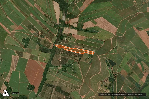 Imagem de satélite de SITIO SAO JOAO em MARAPOAMA - SP