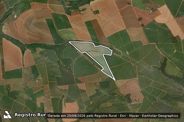 Imagem de satélite de Sitio Sao Jose em ITAJOBI - SP