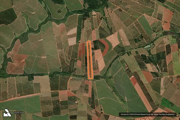 Imagem de satélite de SITIO SAO FRANCISCO em ITAJOBI - SP