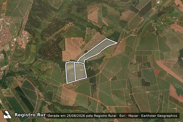 Imagem de satélite de SITIO CAMPO TRISTE em ITAJOBI - SP