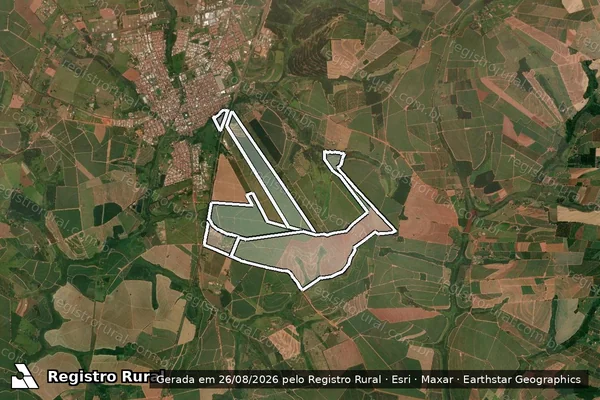Imagem de satélite de Fazenda Monte Libano I em ITAJOBI - SP