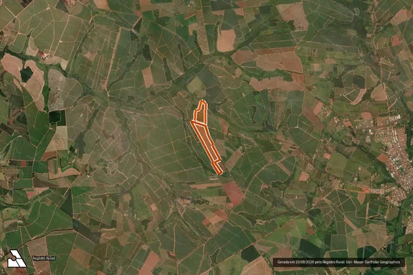 Imagem de satélite de Sitio Sao Joao em ITAJOBI - SP